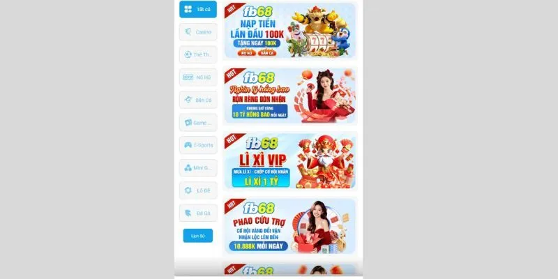 Fb68 - Nhà cái hàng đầu tại thị trường Việt Nam 39 Chương trình khuyến mãi nhà cái cực kỳ hót hít